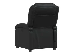 vidaxl Poltrona de massagens reclinável couro artificial^ Poltrona