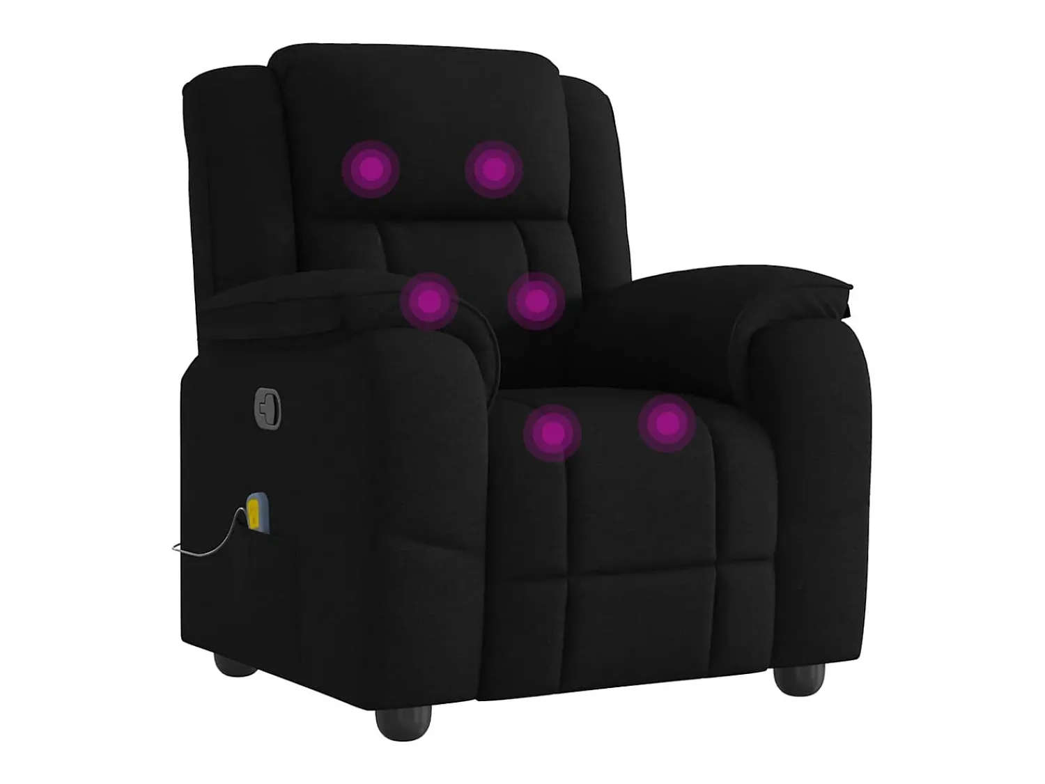 Poltrona de massagens reclinável tecido SHL602894^ Poltrona