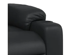 Poltrona| Poltrona de massagens reclinável couro artificial SHL949238 Preto