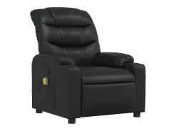 Poltrona| Poltrona de massagens reclinável couro artificial SHL949238 Preto