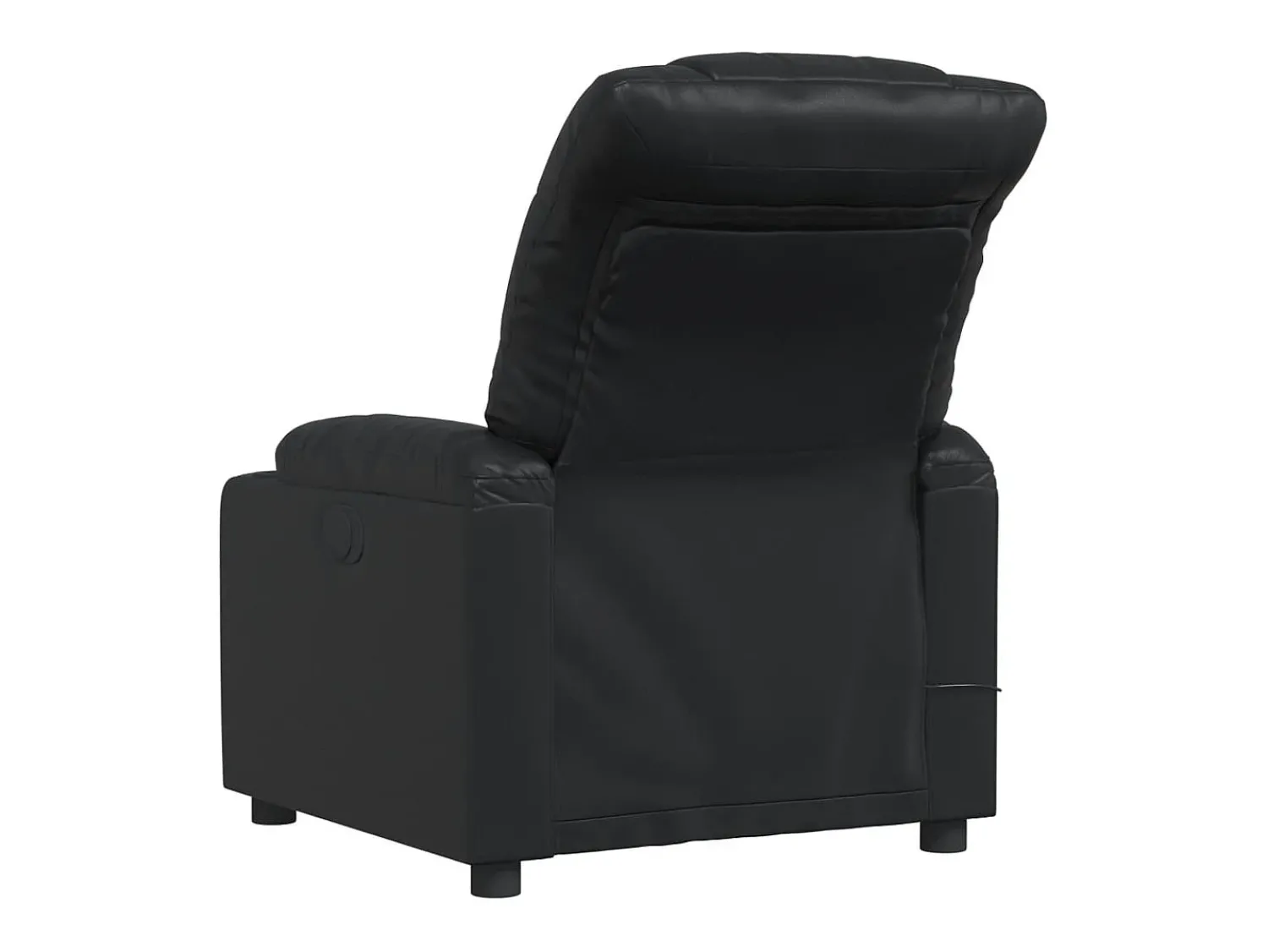 Poltrona| Poltrona de massagens reclinável couro artificial SHL949238 Preto