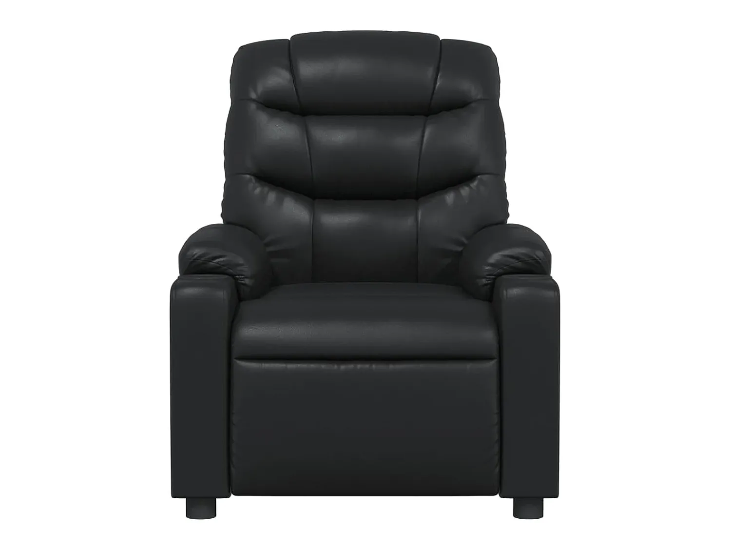 Poltrona| Poltrona de massagens reclinável couro artificial SHL949238 Preto