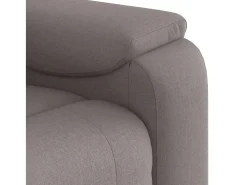 Sale Poltrona de massagens reclinável tecido cinzento-acastanhado SHL407613 Taupe