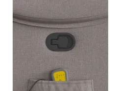 Sale Poltrona de massagens reclinável tecido cinzento-acastanhado SHL407613 Taupe
