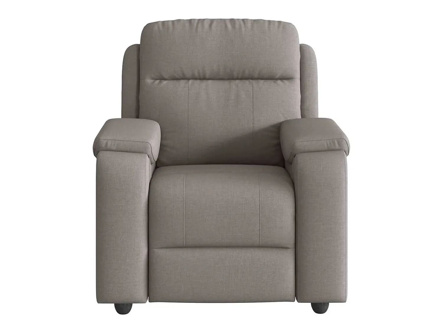 Sale Poltrona de massagens reclinável tecido cinzento-acastanhado SHL407613 Taupe