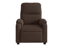 Poltrona| Poltrona de massagens reclinável tecido de microfibra SHL910106 Castanho