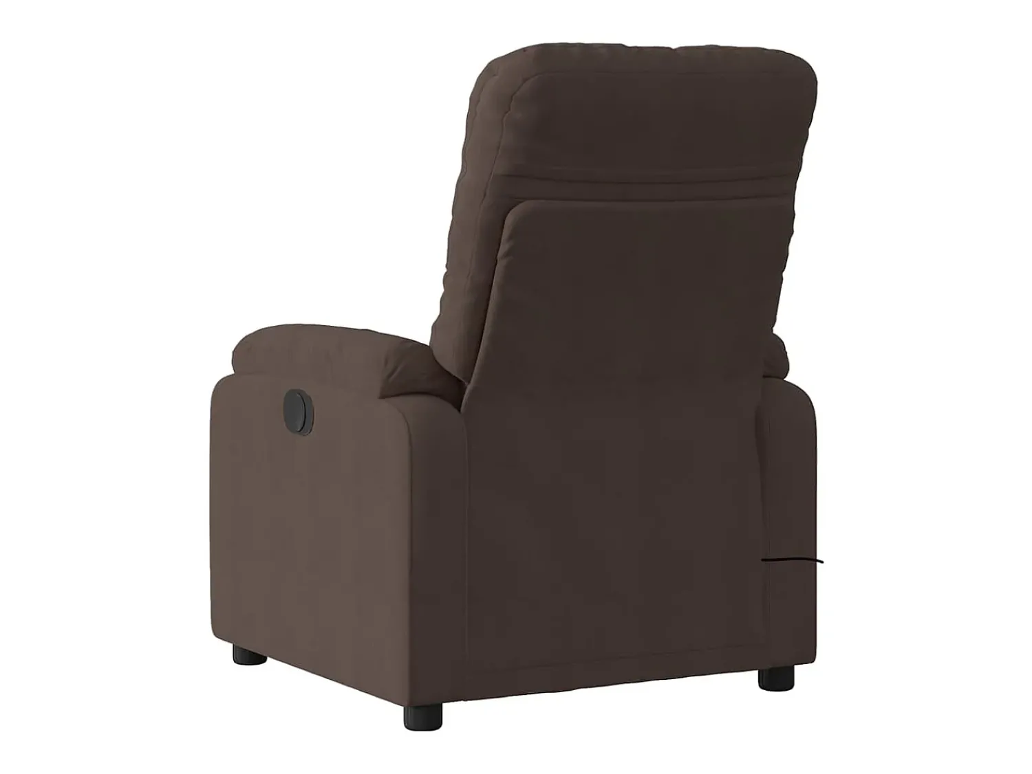 Poltrona| Poltrona de massagens reclinável tecido de microfibra SHL910106 Castanho