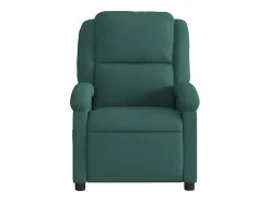 Poltrona| Poltrona de massagens reclinável elétrica veludo verde-escuro SHL994427 Verde pinho