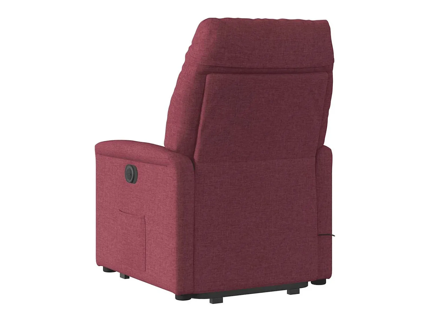 Poltrona* Poltrona de massagens reclin. elevatória tecido tinto SHL219765 Vermelho