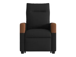 Poltrona* Poltrona de massagens reclinável elevatória tecido SHL823658 Preto