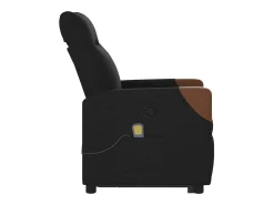 Poltrona* Poltrona de massagens reclinável elevatória tecido SHL823658 Preto