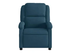 Hot vidaxl Poltrona de massagens reclinável veludo Azul