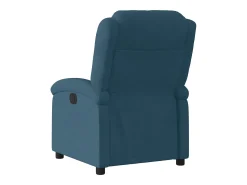 Hot vidaxl Poltrona de massagens reclinável veludo Azul
