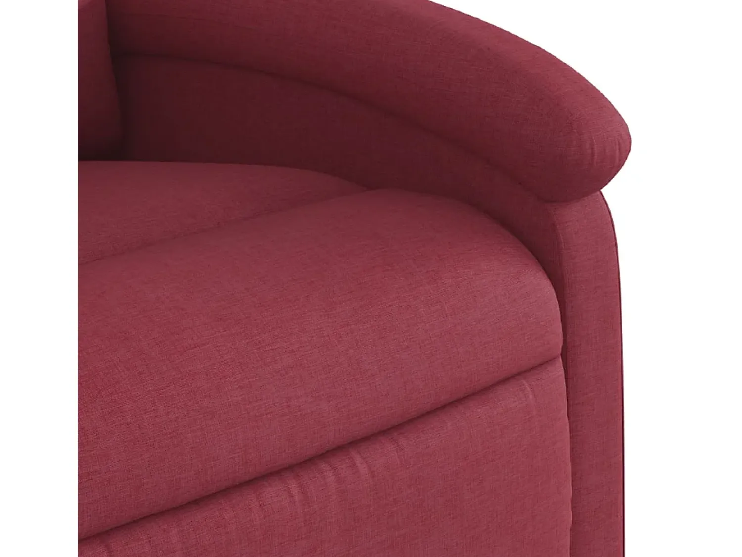 Poltrona de massagens reclinável tecido tinto SHL143363^ Poltrona