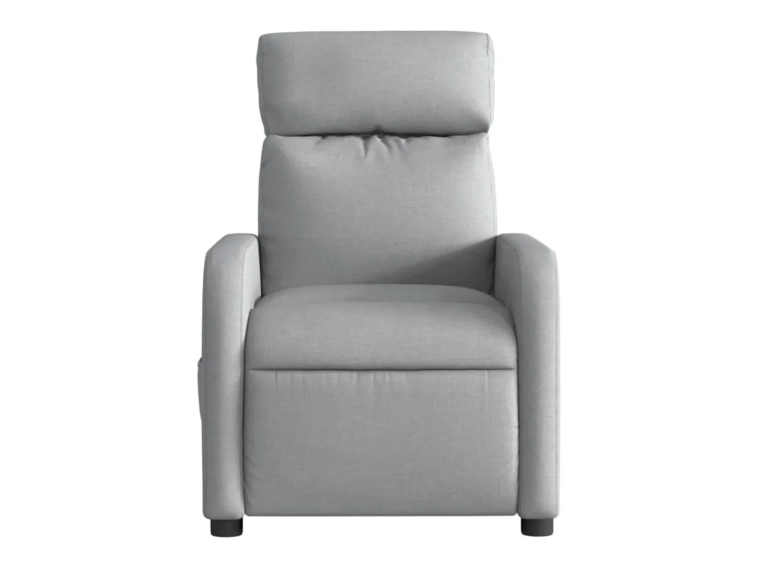Poltrona| Poltrona de massagens reclinável elétrica tecido -claro SHL582254 Cinzento