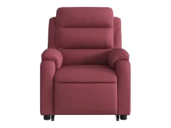 Poltrona* Poltrona de massagens reclin. elevatória tecido tinto SHL584124 Vermelho
