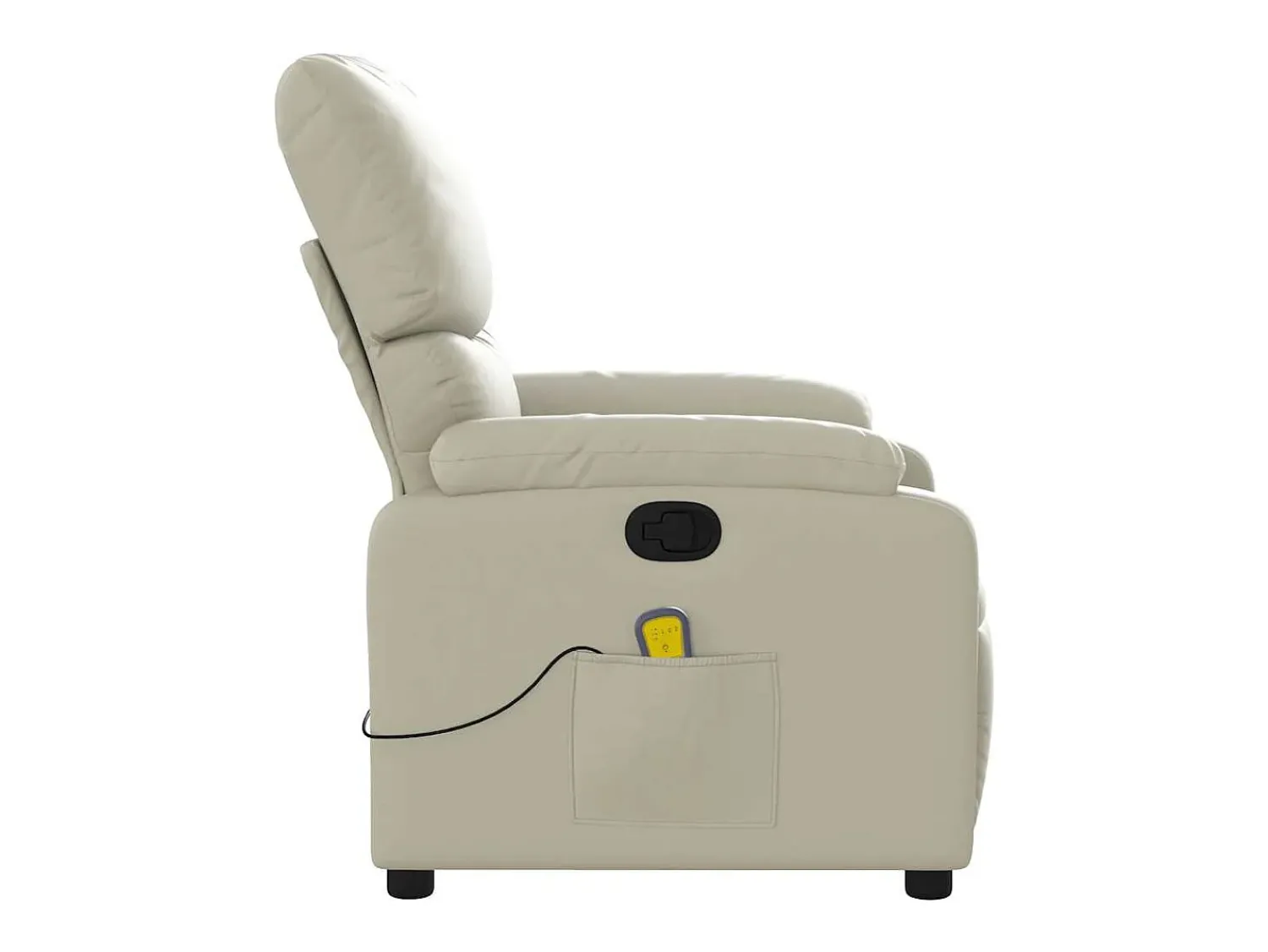 Poltrona de massagens reclinável couro artificial cor SHL244488^ Poltrona