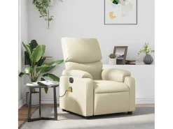 Poltrona de massagens reclinável couro artificial cor SHL244488^ Poltrona