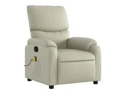 Poltrona de massagens reclinável couro artificial cor SHL244488^ Poltrona