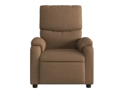 Best Poltrona de massagens reclinável tecido SHL105101 Castanho