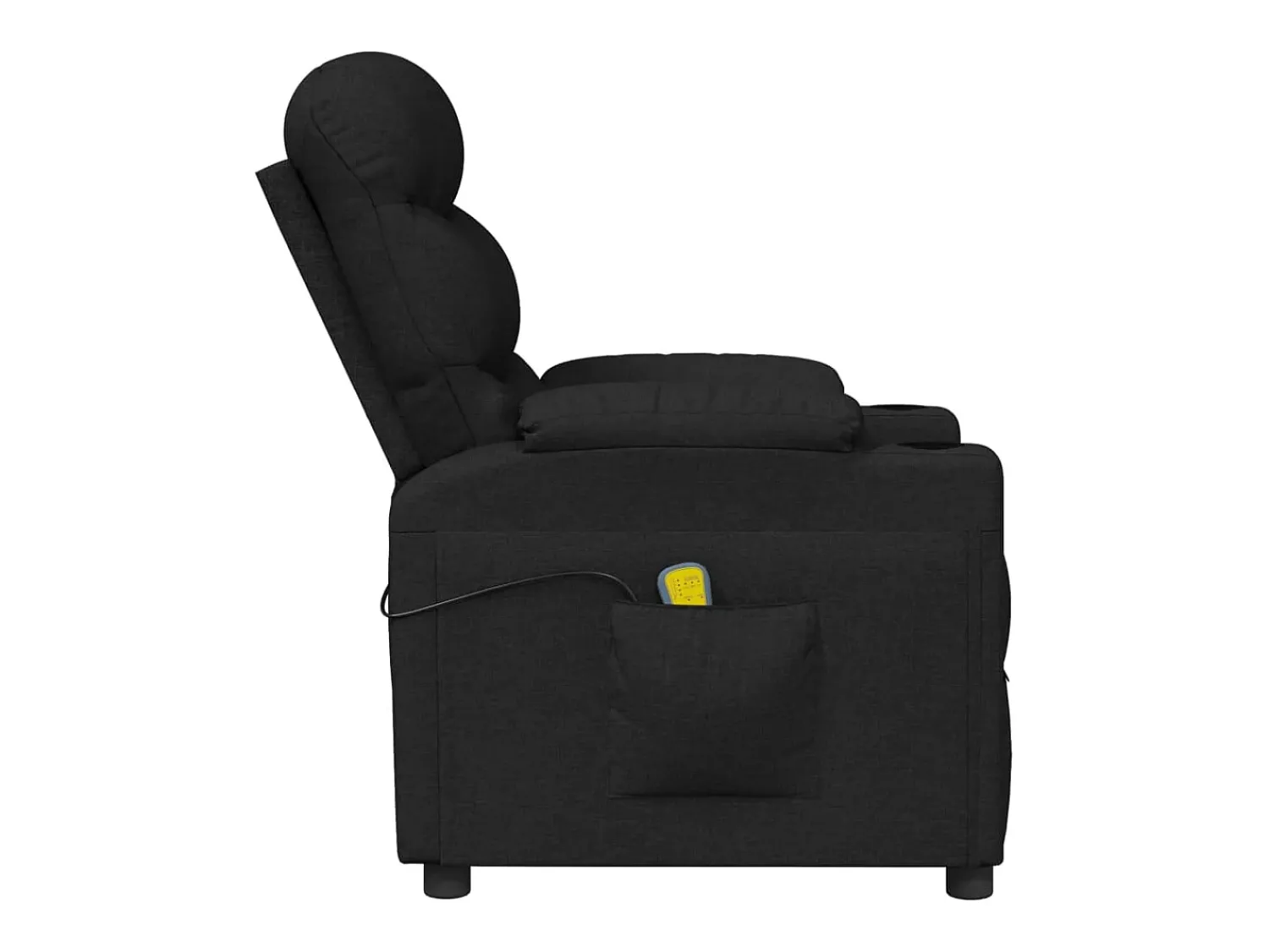 vidaxl Poltrona de massagens reclinável tecido^ Poltrona