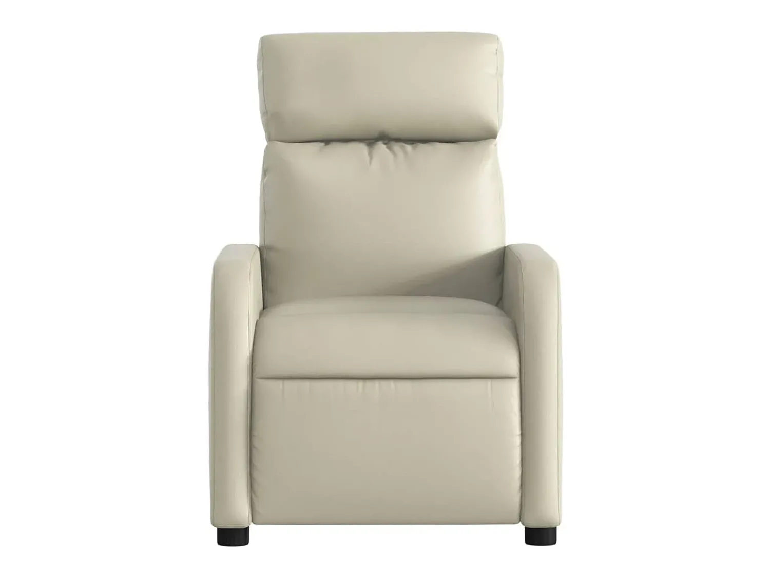 Poltrona| Poltrona de massagens reclinável couro artificial cor SHL48881 Creme