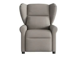 Sale Poltrona de massagens reclinável tecido cinzento-acastanhado SHL55617 Taupe