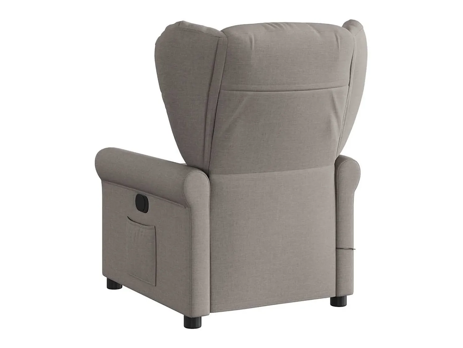 Sale Poltrona de massagens reclinável tecido cinzento-acastanhado SHL55617 Taupe
