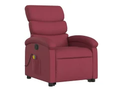 Poltrona de massagens reclin. elevatória tecido tinto SHL261249^ Poltrona