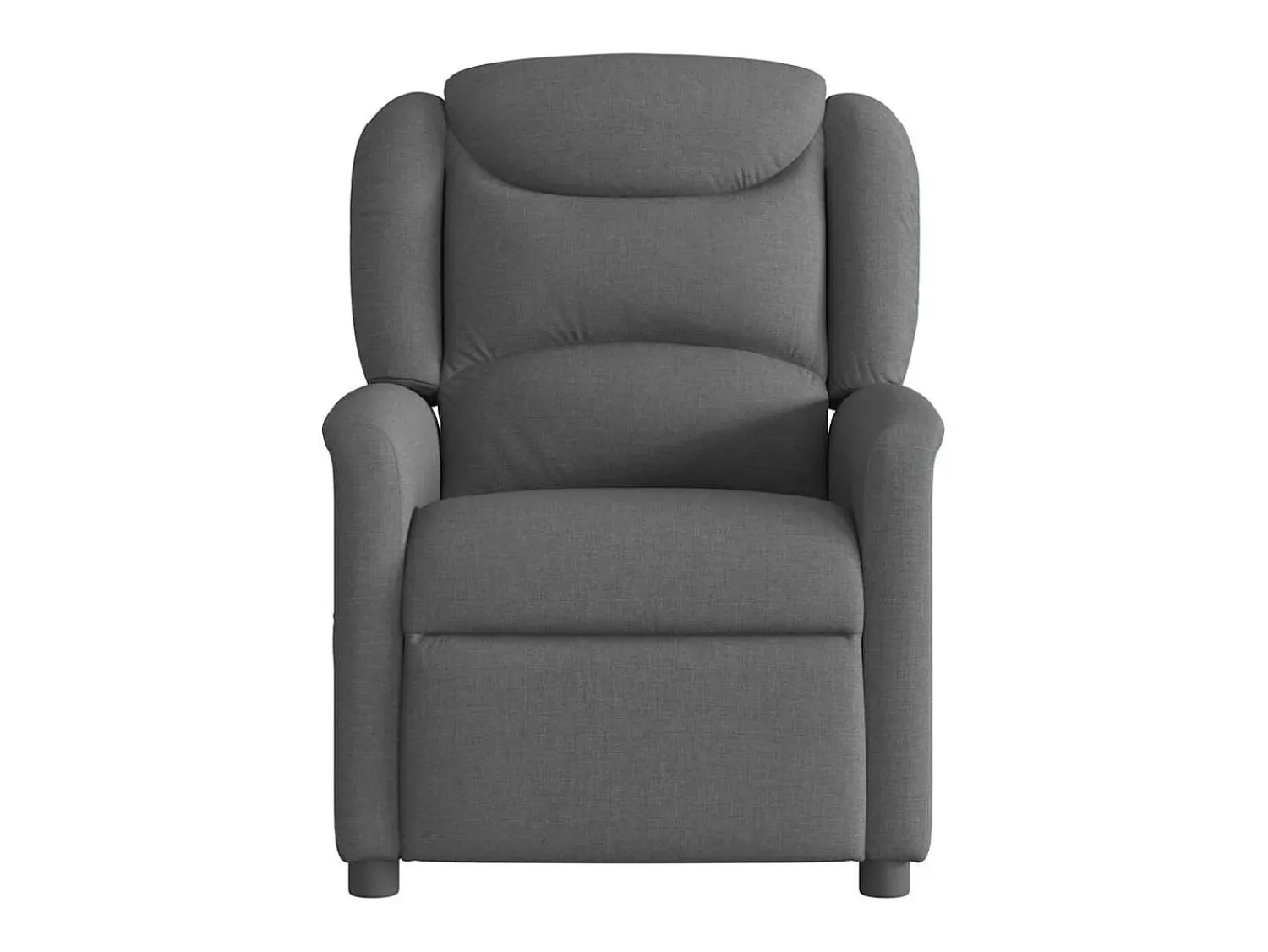 Poltrona de massagens reclinável tecido cinzento-escuro SHL948005 Cinza antracite
