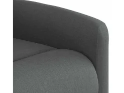 Poltrona de massagens reclinável tecido cinzento-escuro SHL948005 Cinza antracite
