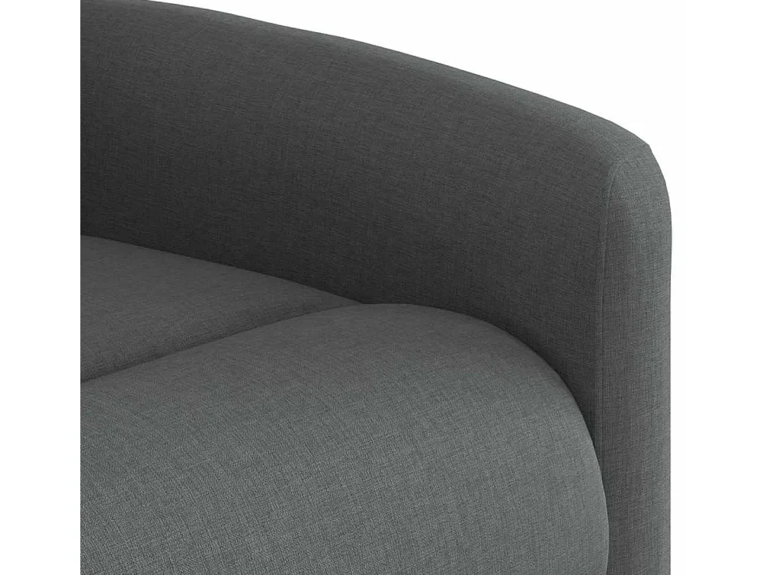 Poltrona de massagens reclinável tecido cinzento-escuro SHL948005 Cinza antracite