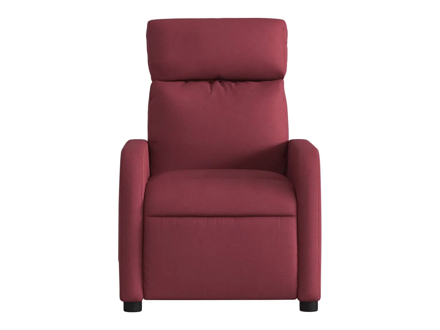 Poltrona| Poltrona de massagens reclinável tecido tinto SHL742077 Vermelho
