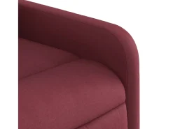 Poltrona| Poltrona de massagens reclinável tecido tinto SHL742077 Vermelho