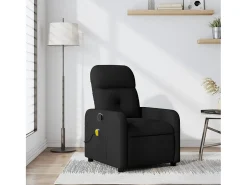 Poltrona| Poltrona de massagens reclinável tecido SHL349477 Preto