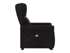 Hot Poltrona de massagens reclinável elevatória tecido SHL475600 Preto