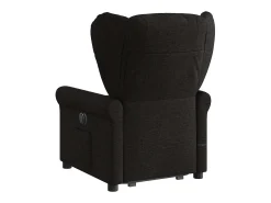 Hot Poltrona de massagens reclinável elevatória tecido SHL475600 Preto