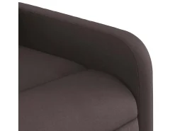 Poltrona| Poltrona de massagens reclinável tecido -escuro SHL705884 Castanho