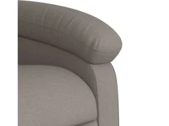 Online Poltrona de massagens reclinável tecido cinzento-acastanhado SHL850249 Taupe