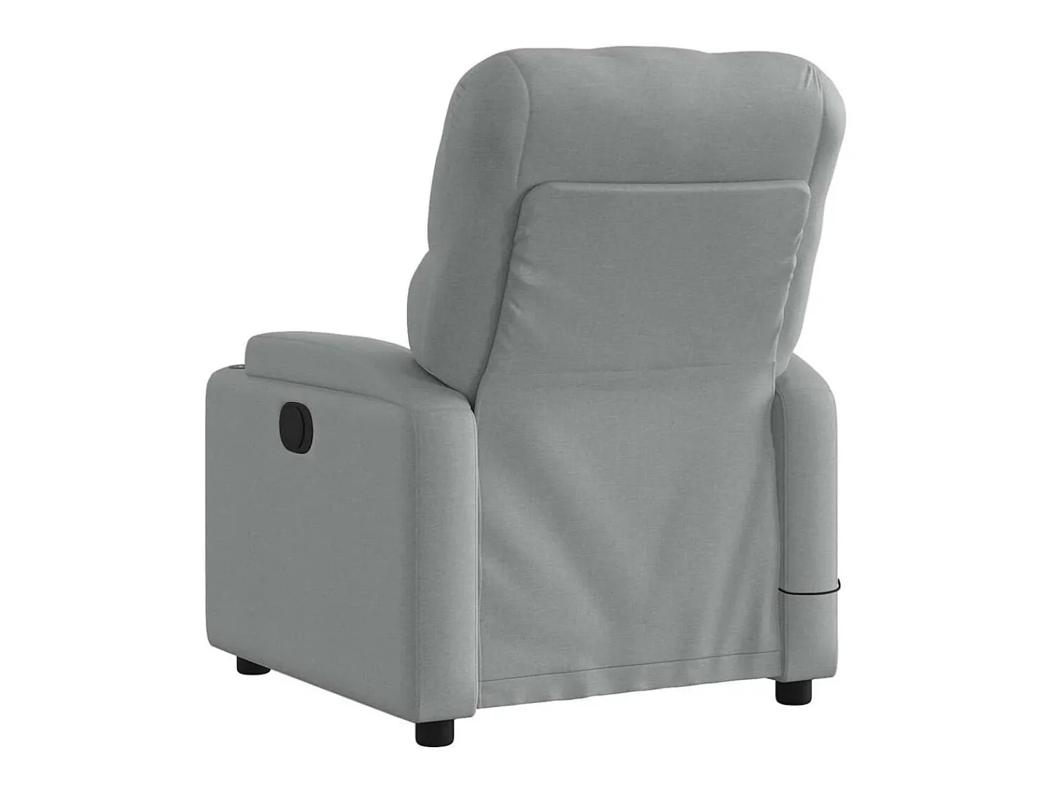 Poltrona| Poltrona de massagens reclinável elétrica tecido -claro SHL569421 Cinzento
