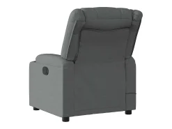 Online Poltrona de massagens reclinável tecido cinzento-escuro SHL888206 Cinza antracite