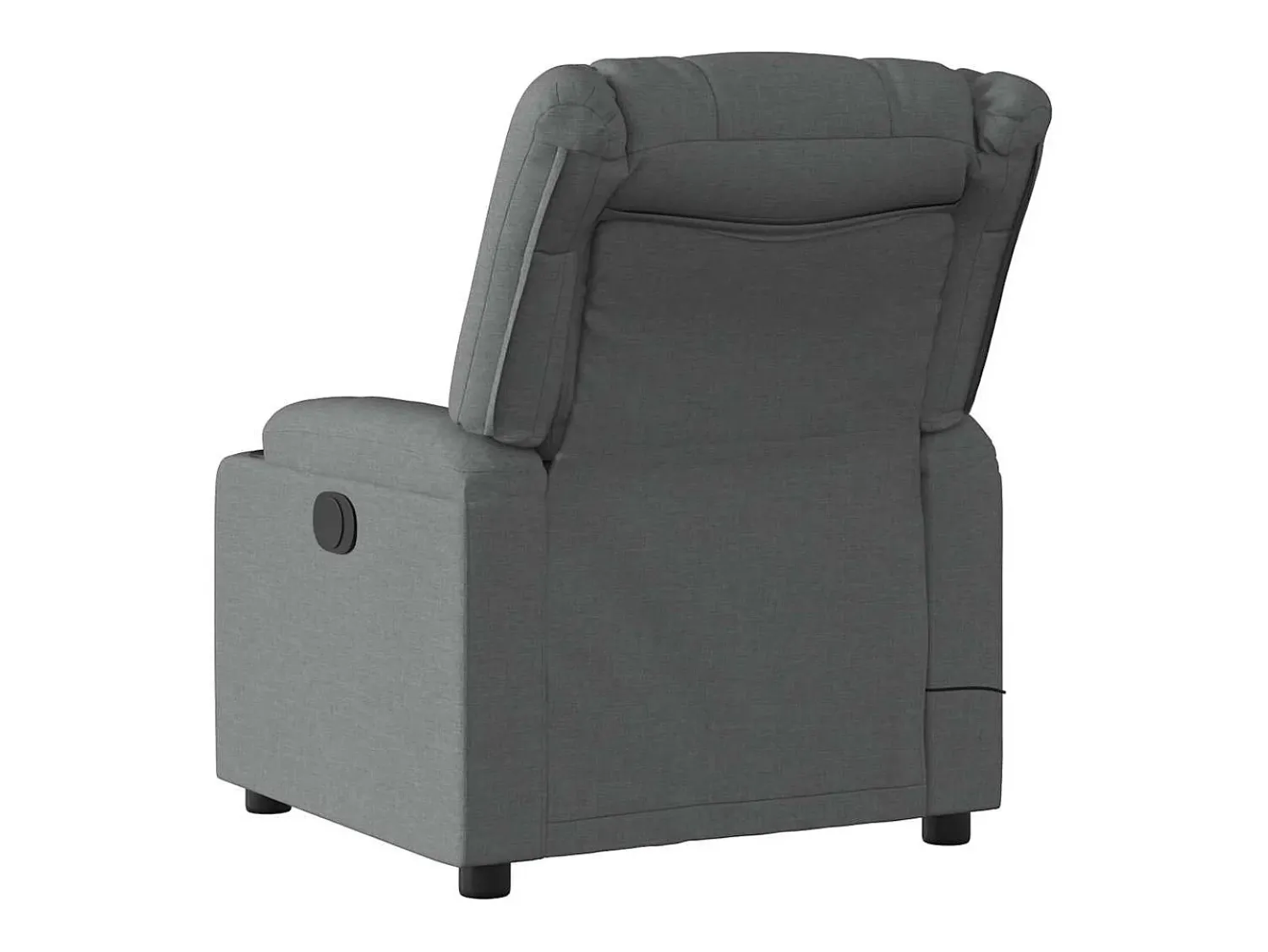 Online Poltrona de massagens reclinável tecido cinzento-escuro SHL888206 Cinza antracite
