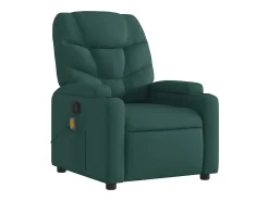 Clearance Poltrona de massagens reclinável tecido verde-escuro SHL556167 Verde pinho
