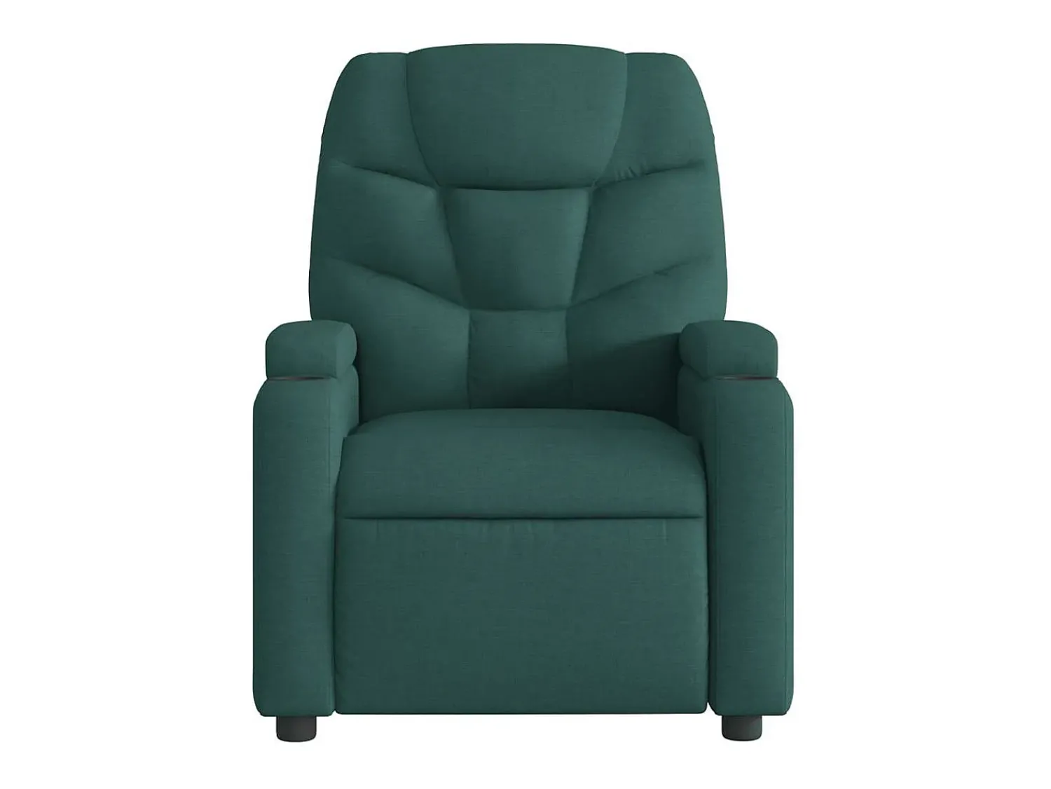 Clearance Poltrona de massagens reclinável tecido verde-escuro SHL556167 Verde pinho