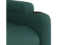 Clearance Poltrona de massagens reclinável tecido verde-escuro SHL556167 Verde pinho