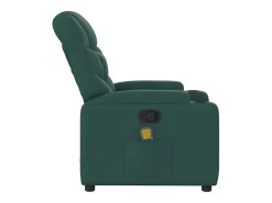 Clearance Poltrona de massagens reclinável tecido verde-escuro SHL556167 Verde pinho