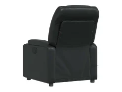 Poltrona* Poltrona de massagens reclinável couro artificial SHL541099 Preto