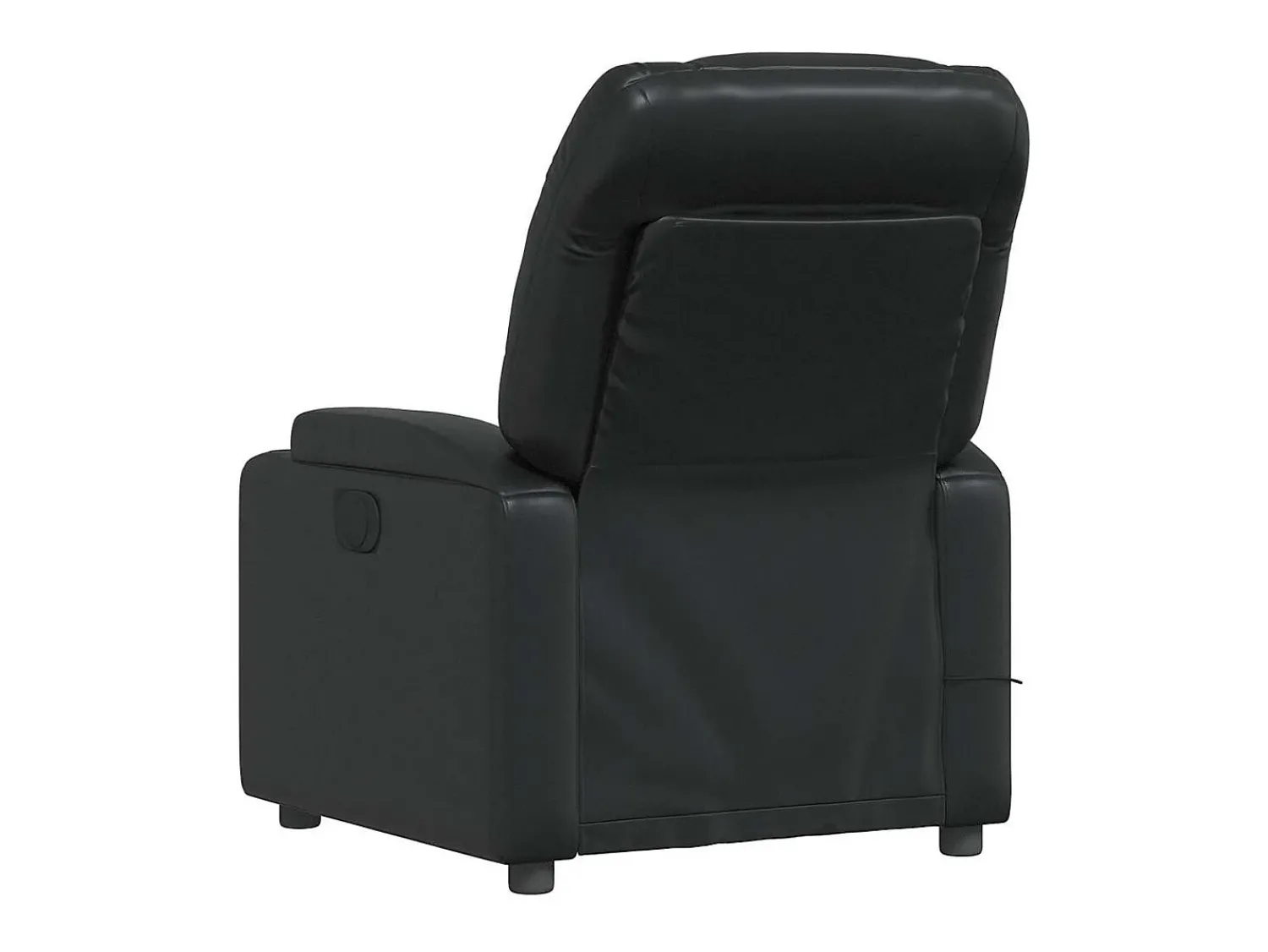 Poltrona* Poltrona de massagens reclinável couro artificial SHL541099 Preto