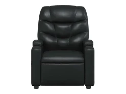 Poltrona* Poltrona de massagens reclinável couro artificial SHL541099 Preto