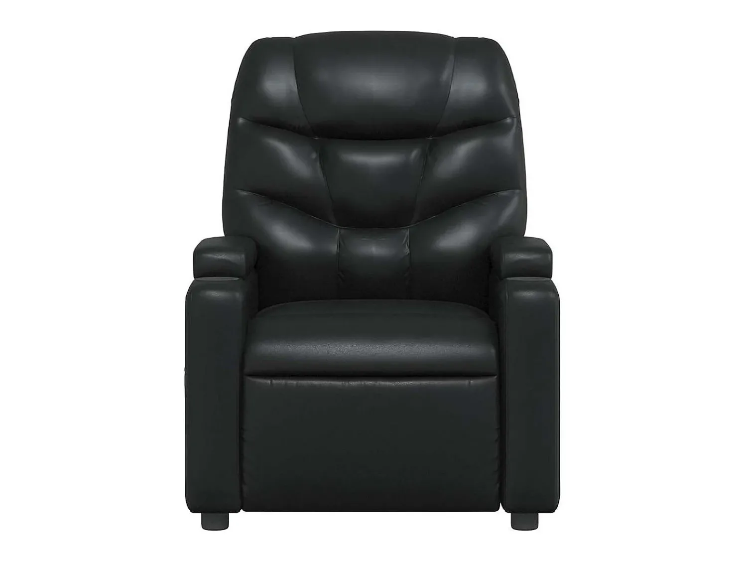 Poltrona* Poltrona de massagens reclinável couro artificial SHL541099 Preto
